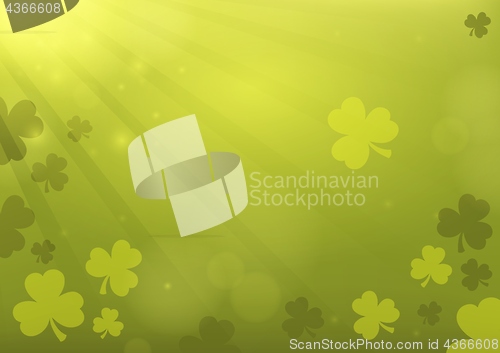 Image of Three leaf clover abstract background 3