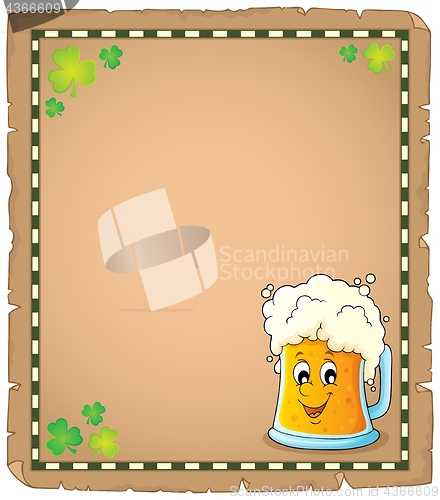 Image of Beer theme parchment 1