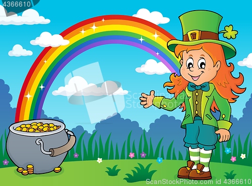 Image of Leprechaun girl theme image 4