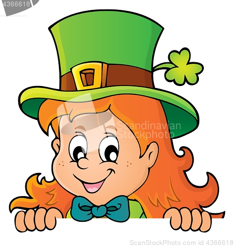 Image of Lurking leprechaun girl theme 1