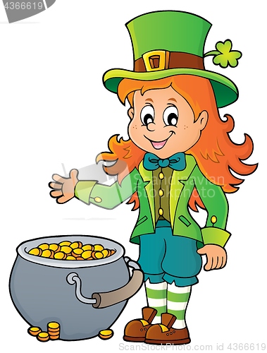 Image of Leprechaun girl theme image 2