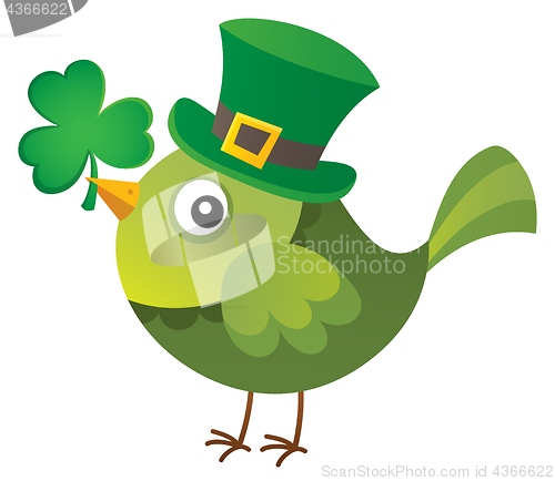 Image of St Patricks Day theme with bird image 1