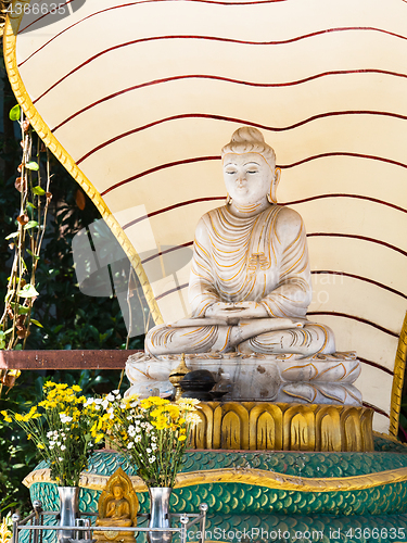 Image of Buddha image in Yangon, Myanmar