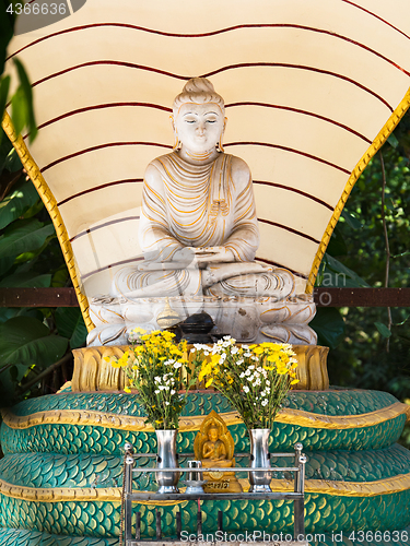 Image of Buddha image in Yangon, Myanmar