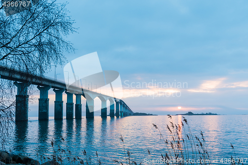 Image of Dawn by the bridge