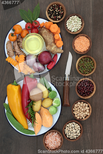 Image of Healthy Eating Food Selection 