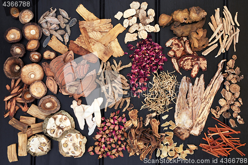 Image of Traditional Chinese Herb Selection 