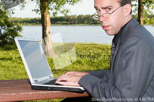 Image of Serious Employee