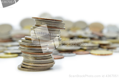 Image of Coins stacked on each other