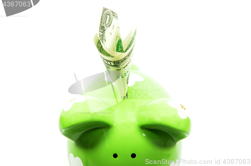 Image of Piggy bank and money