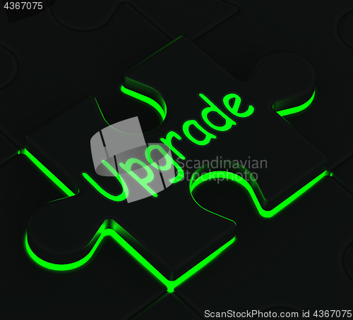 Image of Upgrade Puzzle Showing Updating Versions