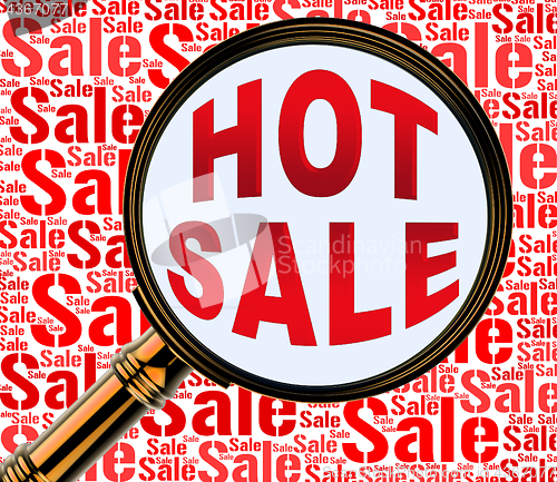 Image of Hot Sale Means Best Deals And Bargains