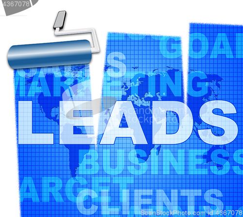 Image of Sales Leads Means Retail Vend And E-Commerce