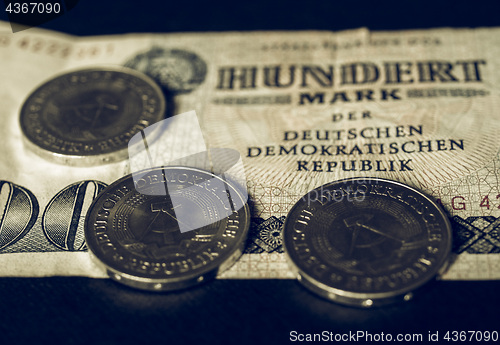 Image of Vintage DDR banknote