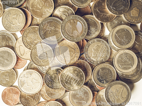 Image of Vintage Euro coin