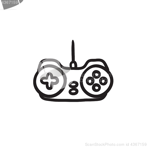 Image of Joystick sketch icon.