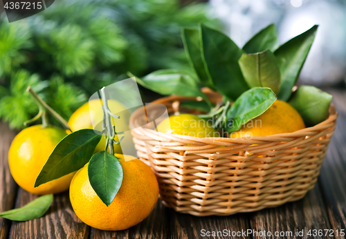 Image of fresh tangerines