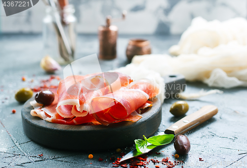 Image of smoked parma ham