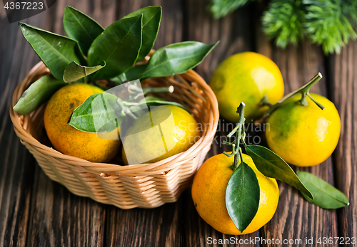 Image of fresh tangerines