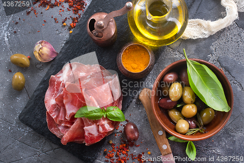 Image of smoked parma ham