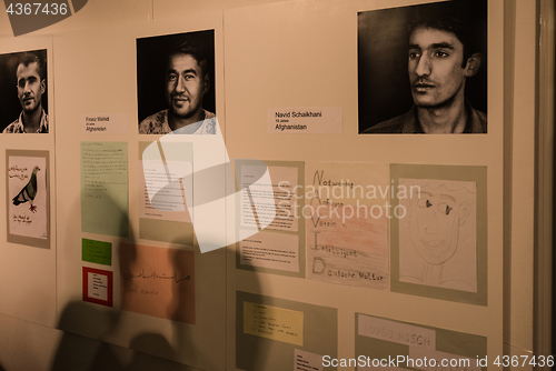 Image of Refugees are telling their stories in the exhibition Angekommen