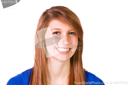 Image of Close up on a Cute Girl Smiling