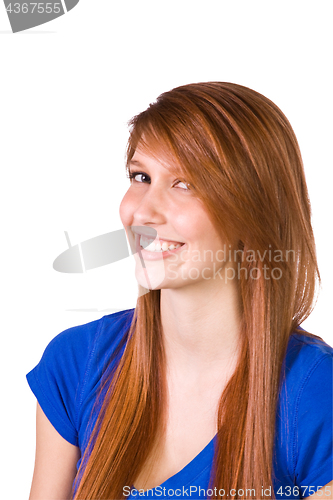 Image of Close up on a Cute Girl Smiling
