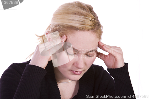 Image of Woman with a Headache