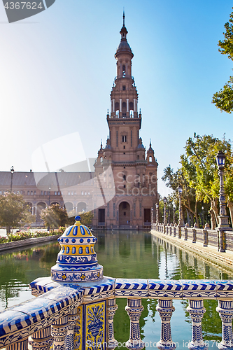 Image of Spain Square, Sevilla, Spain