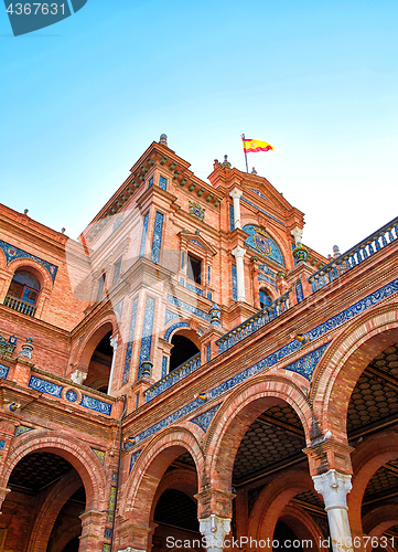 Image of Fragment of central building of Spain Square