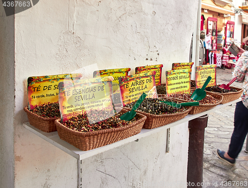 Image of Street tea shop in Sevilla