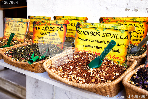 Image of Street tea shop in Sevilla