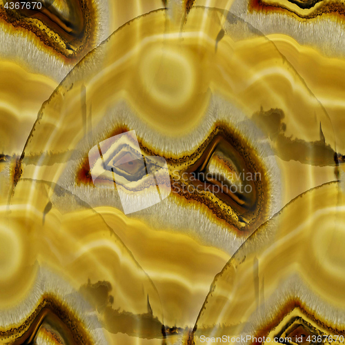 Image of Agate Crystal cross section as seamless background