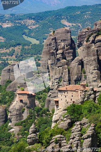 Image of Mountain Monastery in Meteora, Greece