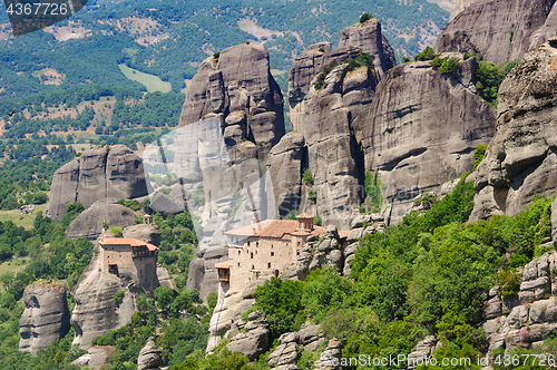 Image of Mountain Monastery in Meteora, Greece