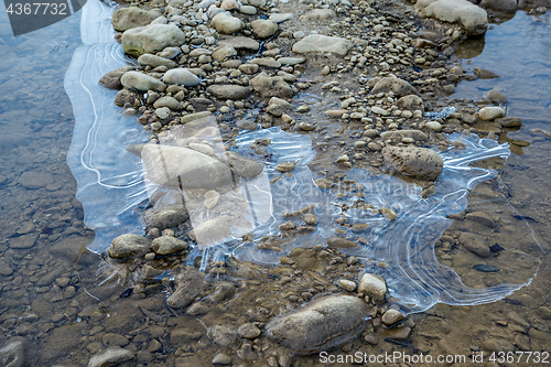 Image of The ice on the river