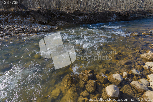 Image of The mountain river