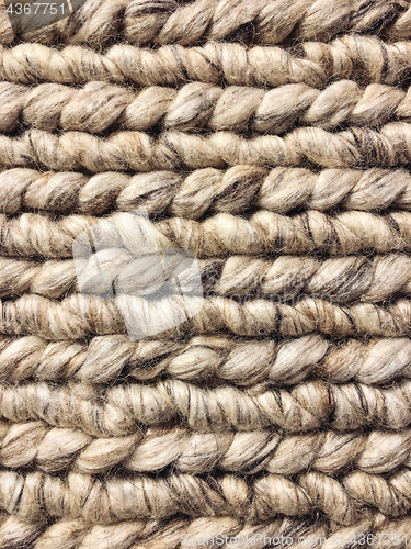 Image of Detail of a handmade wool rug