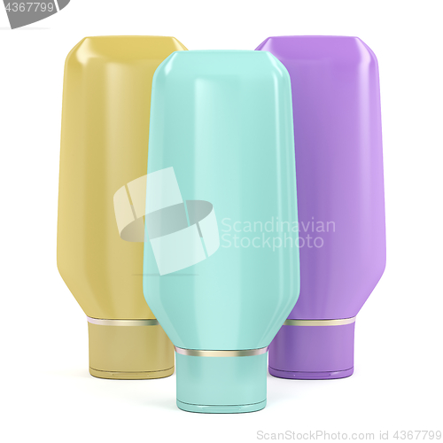 Image of Plastic bottles for cosmetic products