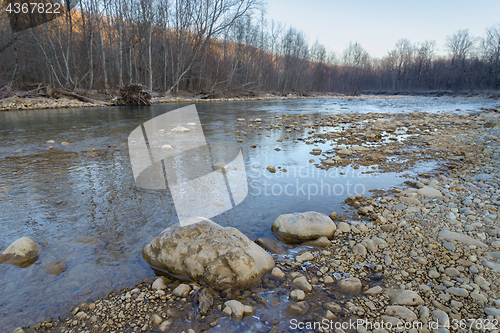 Image of The mountain river