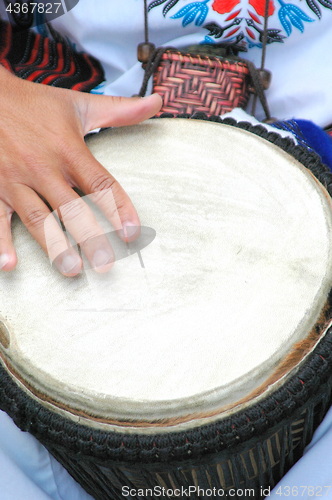 Image of Conga drummer.