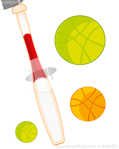 Image of Atheletic stock baseball bat