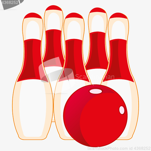 Image of Instruments for game of bowling