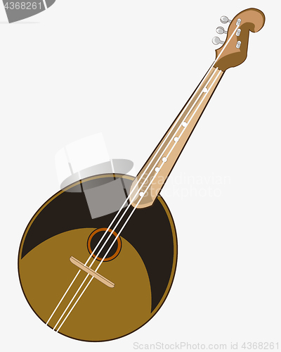Image of Music instrument domra