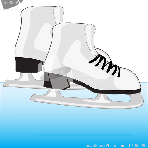 Image of Skates on ice