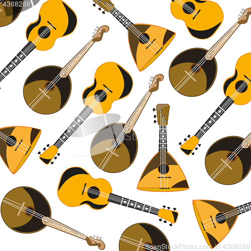 Image of Music instruments pattern