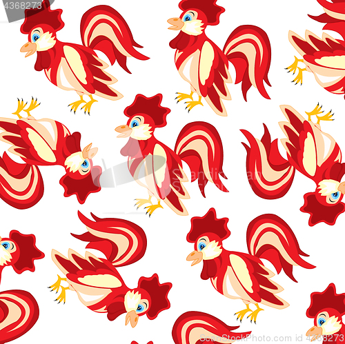 Image of Bird cock pattern