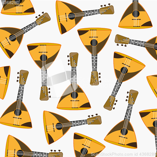 Image of Pattern from music instrument balalaika