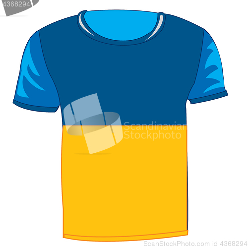 Image of Cloth flag ukraine