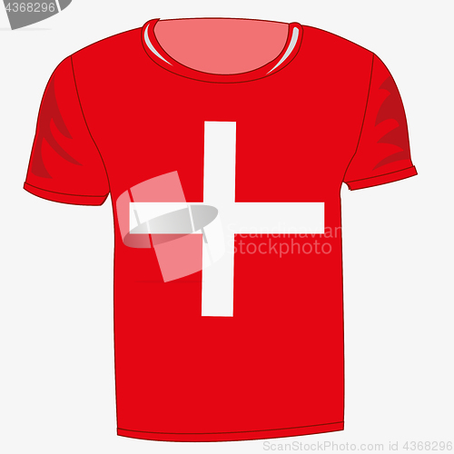 Image of T-shirt flag switzerland
